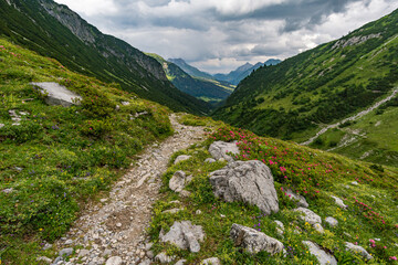 Fantastic hike in the Lechquellen Mountains in Vorarlberg Austria