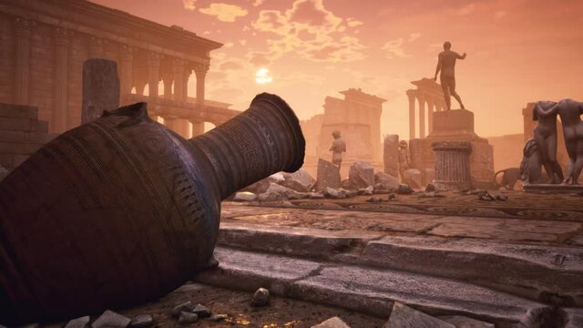 Ancient City,  3D Animation  