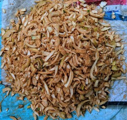 Home made cow food in Assam India made by banana tree