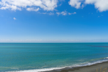 Fototapeta na wymiar East coast of the South Island of New Zealand, beautiful seascape