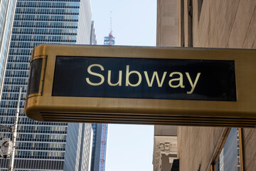 Subway sign 

