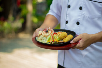 Asian indonesian food 