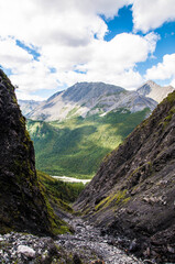 high mountain landscape