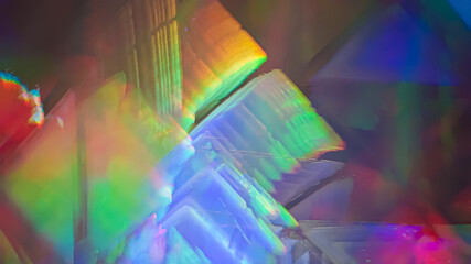 Psychedelic abstract background splash pattern. Trippy light exposure with swirling rainbow colors