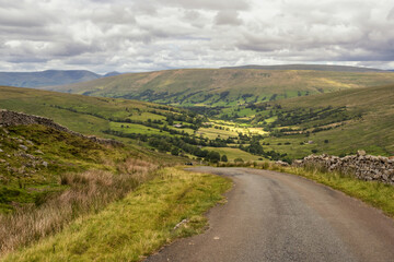 The Howgill Fells are hills in Northern England between the Lake District and the Yorkshire Dales,
