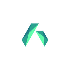 Awesome abstract logo of a triangle or letter A logo, this logo is great for various purposes.