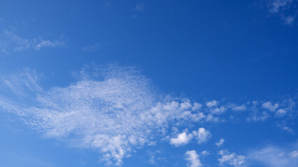 Naklejka na ściany i meble Soft Cloud with Blue sky background