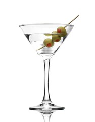 Martini Drink With Olives