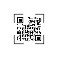 Barcode icon vector