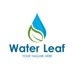 drop water logo vector design illustration