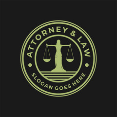 lady justice logo.modern design.abstract style.vector illustration