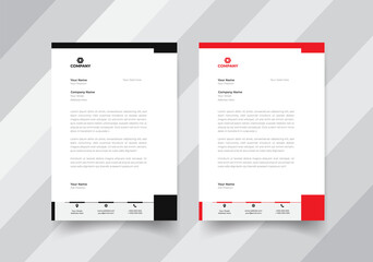 Modern letterhead templates design 