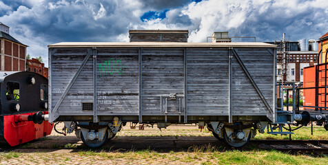 Old railrod wagon