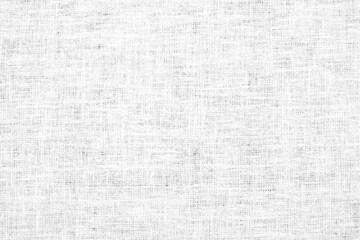 White linen background Weaving Canvas Fabric Texture background. or Natural gray-white cloth surface .