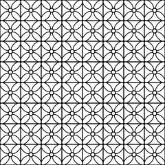 Fototapeta premium seamless geometrical abstract pattern. indian, moroccan, arabesque illustration.