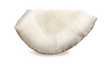 Coconut isolated on white background with clipping path