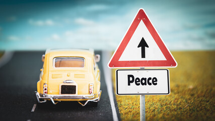 Street Sign to Peace