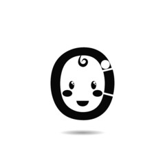 Fototapeta premium Ci letter logo design with shadow