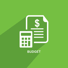budget icon,cost, Real estate icon vector