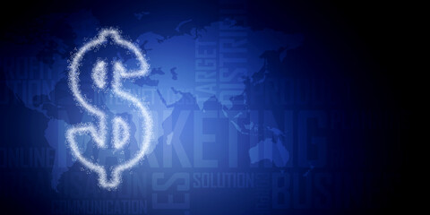 2d rendering usd Dollar symbol 
