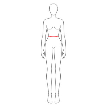 Men to do waist measurement fashion Illustration for size chart. 7.5 head size boy for site or online shop. Human body infographic template for clothes. 