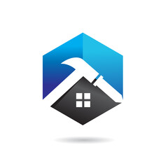 House Repair Logo, Icon, Vector