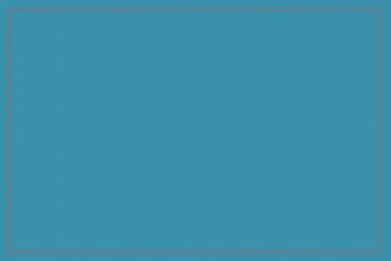 Modern Dotted Pattern Empty Frame On Blue Fabric Background-For Social Media, Pictureframe, Poster, Banner, Invitation & Greeting Card.