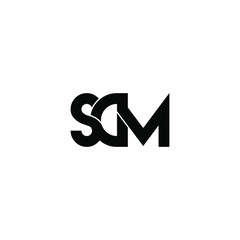 sdm letter original monogram logo design