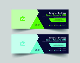 Corporate and digital business marketing promotion facebook cover template, instagram cover template, social media cover template