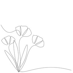 Flowers summer background, vector illustration