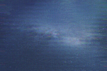 blue glitch art design texture background