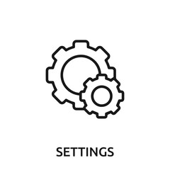 settings gear cog icon vector. settings gear cog icon vector symbol illustration. Modern simple vector icon for your design. settings gear cog icon vector	