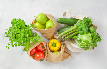 Healthy fresh vegetarian food