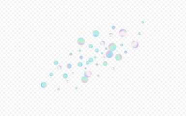 Multicolored Dot Celebration Transparent 