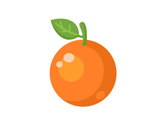 Orange fruit vector design. Orange fruit vector illustration. 
