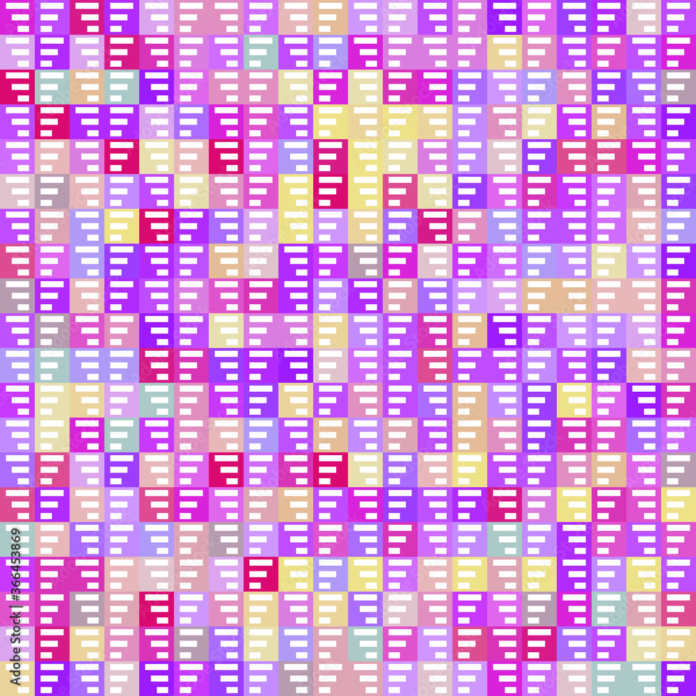 Poster colorful pattern with different shapes objects. texture background for textile, print, paper, fabric
