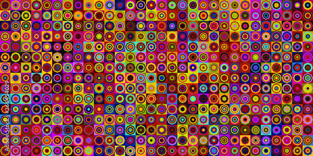 Poster colorful pattern with different shapes objects. texture background for textile, print, paper, fabric