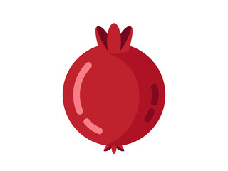 Pomegranate  vector design.  pomegranate fruit vector logo design. 