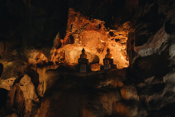 Wat khao thum mar rong Cave in Bangsaphan, Prachuapkhirikhan. Thailand