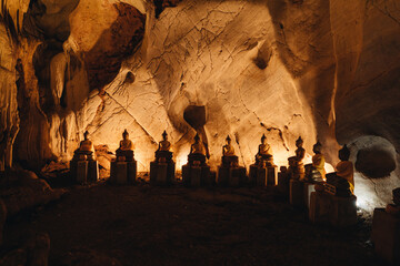 Wat khao thum mar rong Cave in Bangsaphan, Prachuapkhirikhan. Thailand