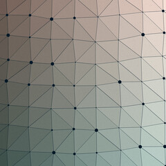 Mint Blue color Abstract color Low-Polygones Generative Art background illustration