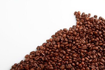 Coffee beans - isolated image