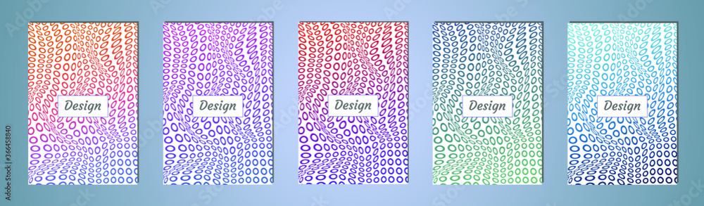 Poster abstract modern background. geometric shapes and lines. colorful gradient vector texture