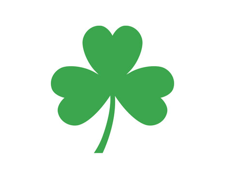 Shamrock leaf icon. Shamrock icon.  St, Patricks day vector design. 