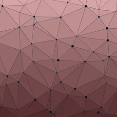 Redwood color Abstract color Low-Polygones Generative Art background illustration