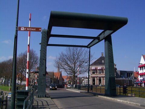 Br&uuml;cke in Medemblik Nordholland