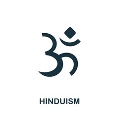 Hinduism icon. Simple element from religion collection. Creative Hinduism icon for web design, templates, infographics and more