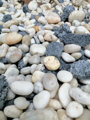 pebbles on the beach