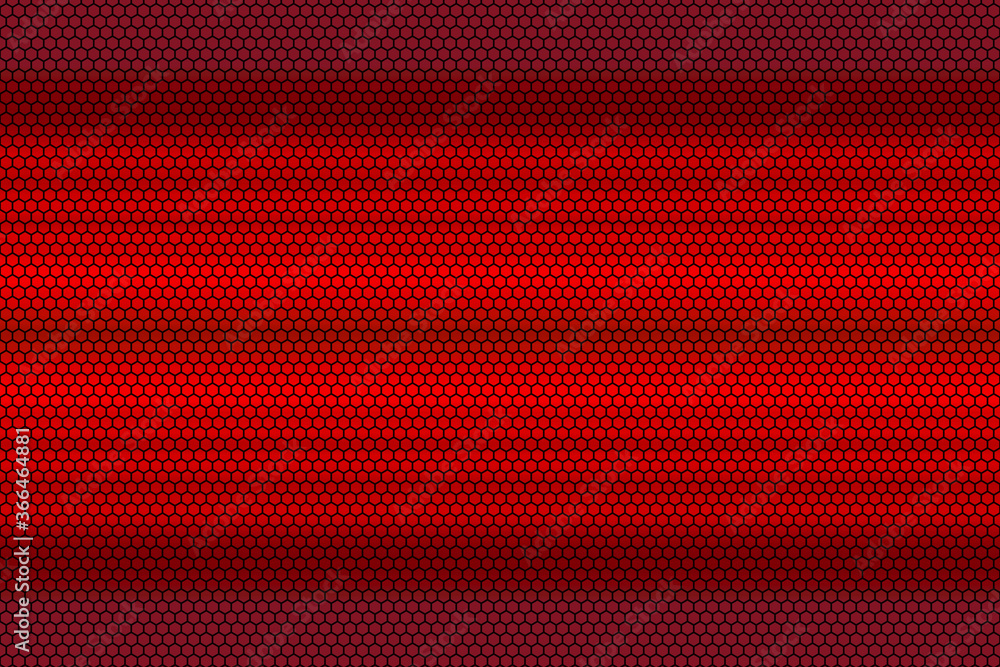 Poster abstract red-purple hexagon pattern background