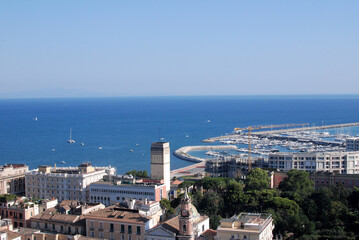 Fototapeta na wymiar Italia : Salerno,paesaggio marino,Luglio 2020.